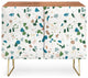 Deny Designs Terrazzo Credenza, Walnut, Gold Steel Legs