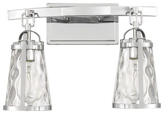 Albany 2-Light Polished Chrome Bath Bar