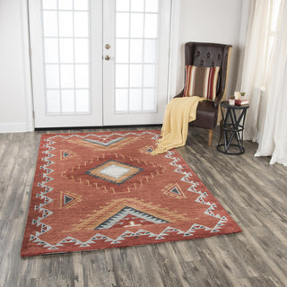Rizzy Home MZ163B Mesa Area Rug 10'x13' Rust