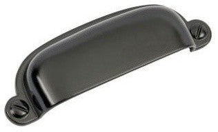 Sumner Street Home Hardware Garner Cup Pull, Matte Black