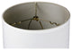 2 Light Swag Plug-In Pendant 14"w White Linen with Diffuser, White Cord