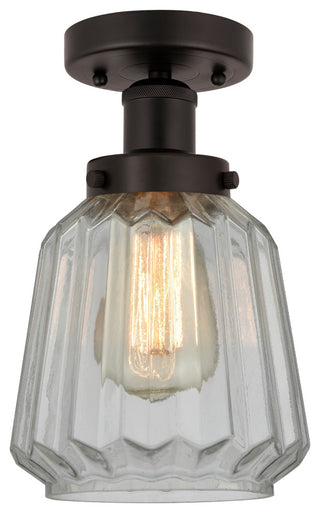 Chatham 1-Light 6.5" Semi-Flush Mount Oil Rubbed Bronze