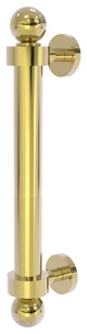 8" Reeded Door Pull, Unlacquered Brass