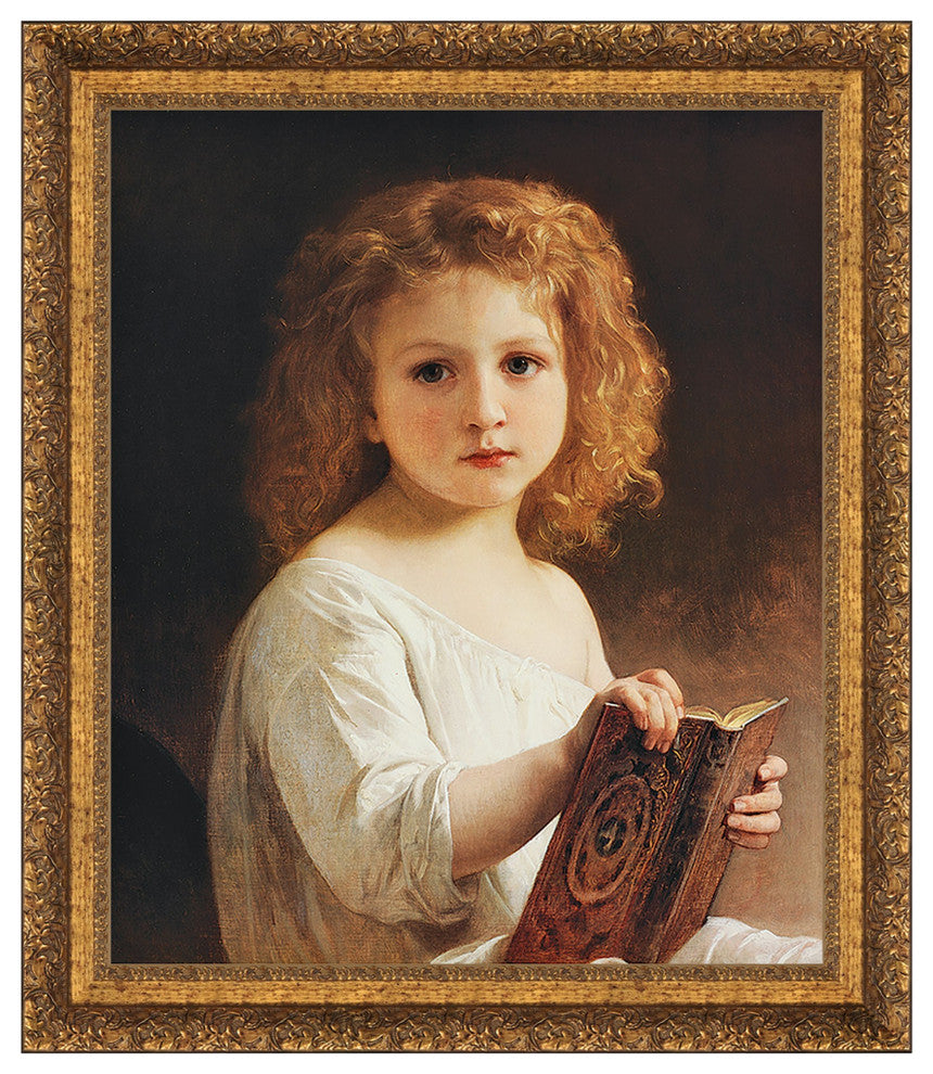 "The Story Book" Stretched Canvas Replica, 26"x30"