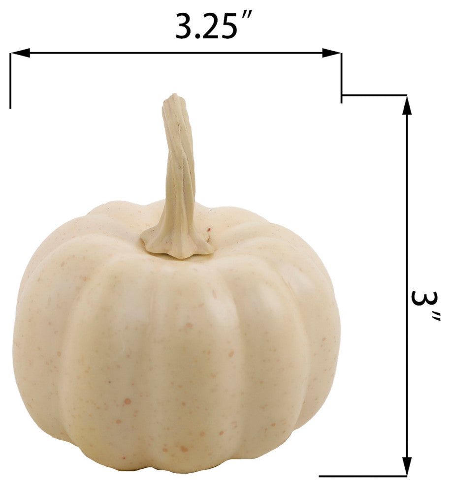 8 Pcs Boxed  Pumpkins (Cream)