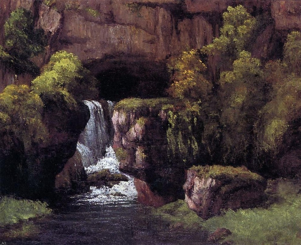 Gustave Courbet The Source of the Lison Wall Decal