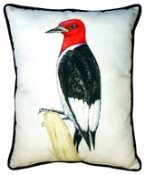 Redheaded Woodpecker Extra Large Zippered Pillow 20x24
