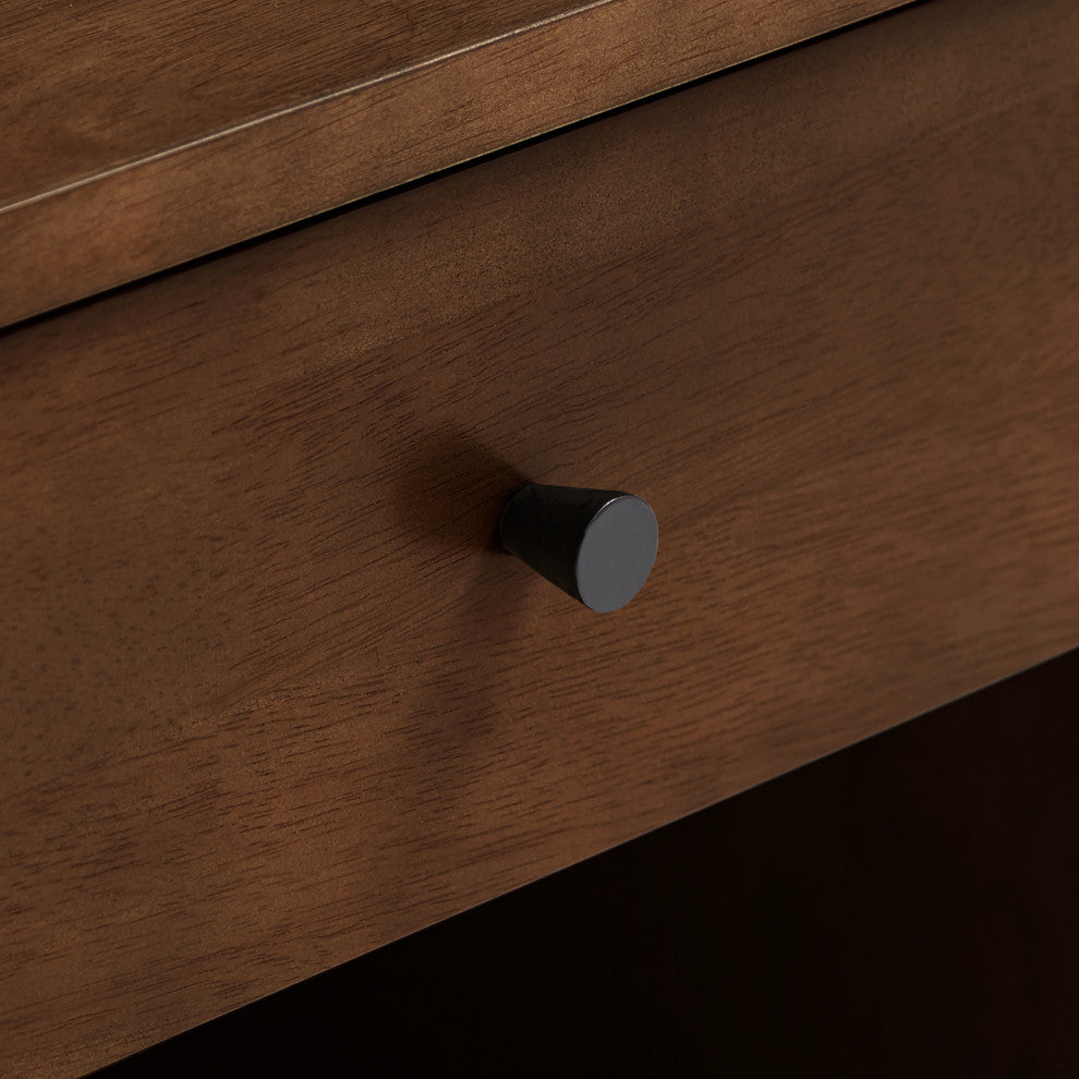 Delvin 1-Drawer Wood Nightstand