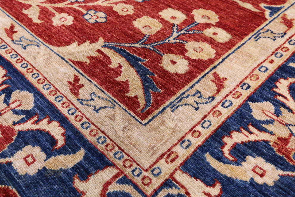 Persian Sarouk Handmade Wool Rug 8' 0" X 10' 0" Q10550