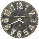 Kalalou Ccg1158 Black And White Wooden Wall Clock