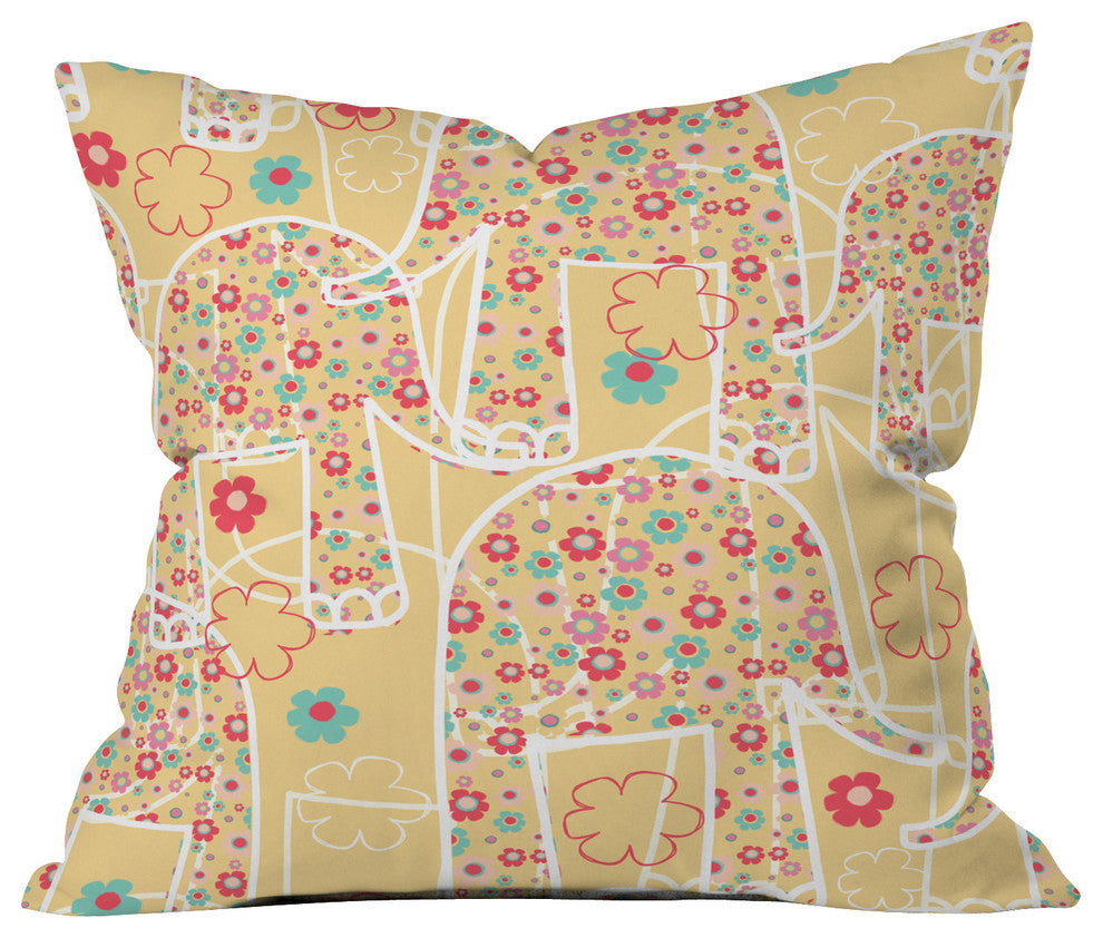 Ali Benyon Ello Ellie Outdoor Throw Pillow