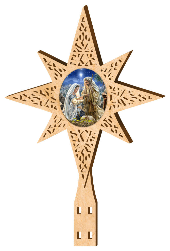 Glory To God Tree Topper by G. DeBrekht