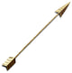 Rustic Cast Iron Metal Arrow Wall Decor, Gold