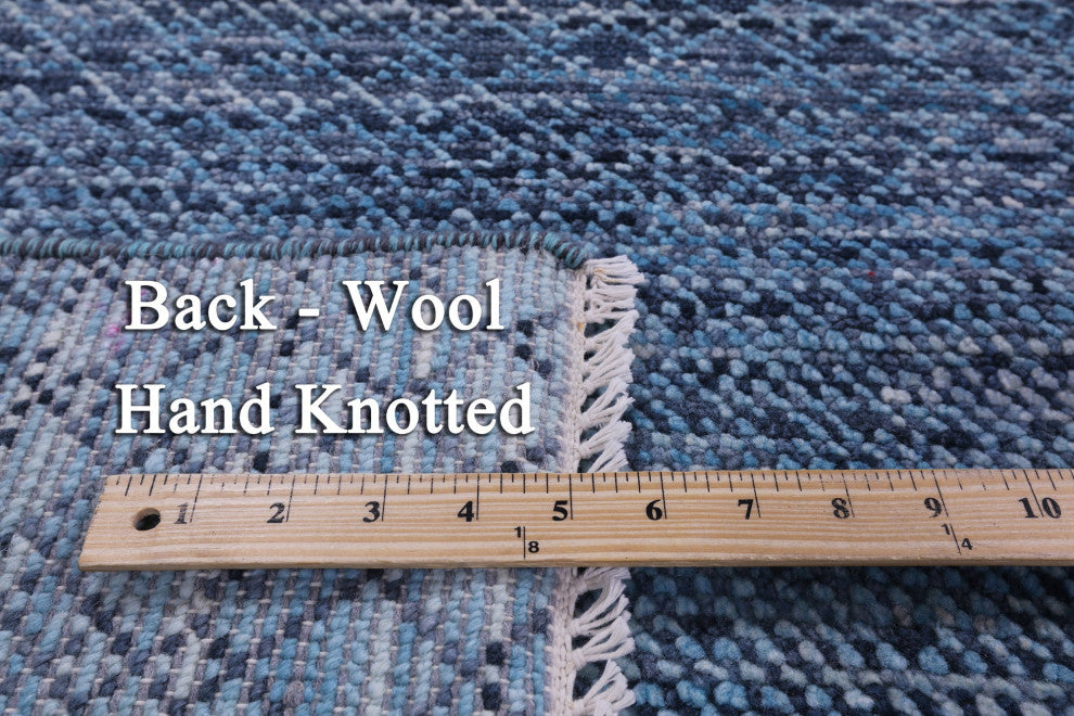 Hand Knotted Savannah Grass Wool Rug 8' 1" X 10' 3" - Q13225