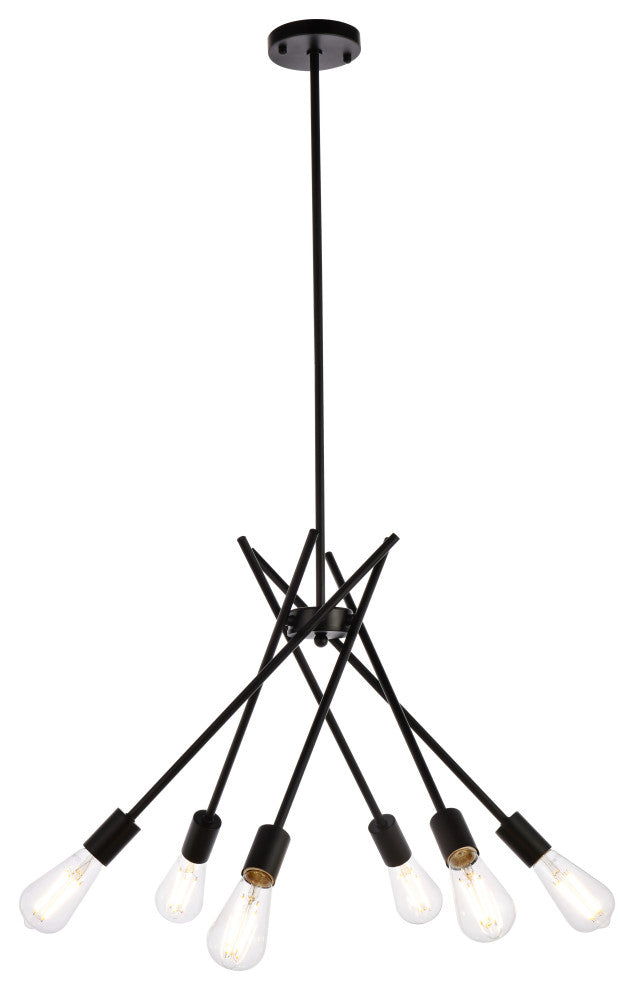 Louis 23" Pendant, Black