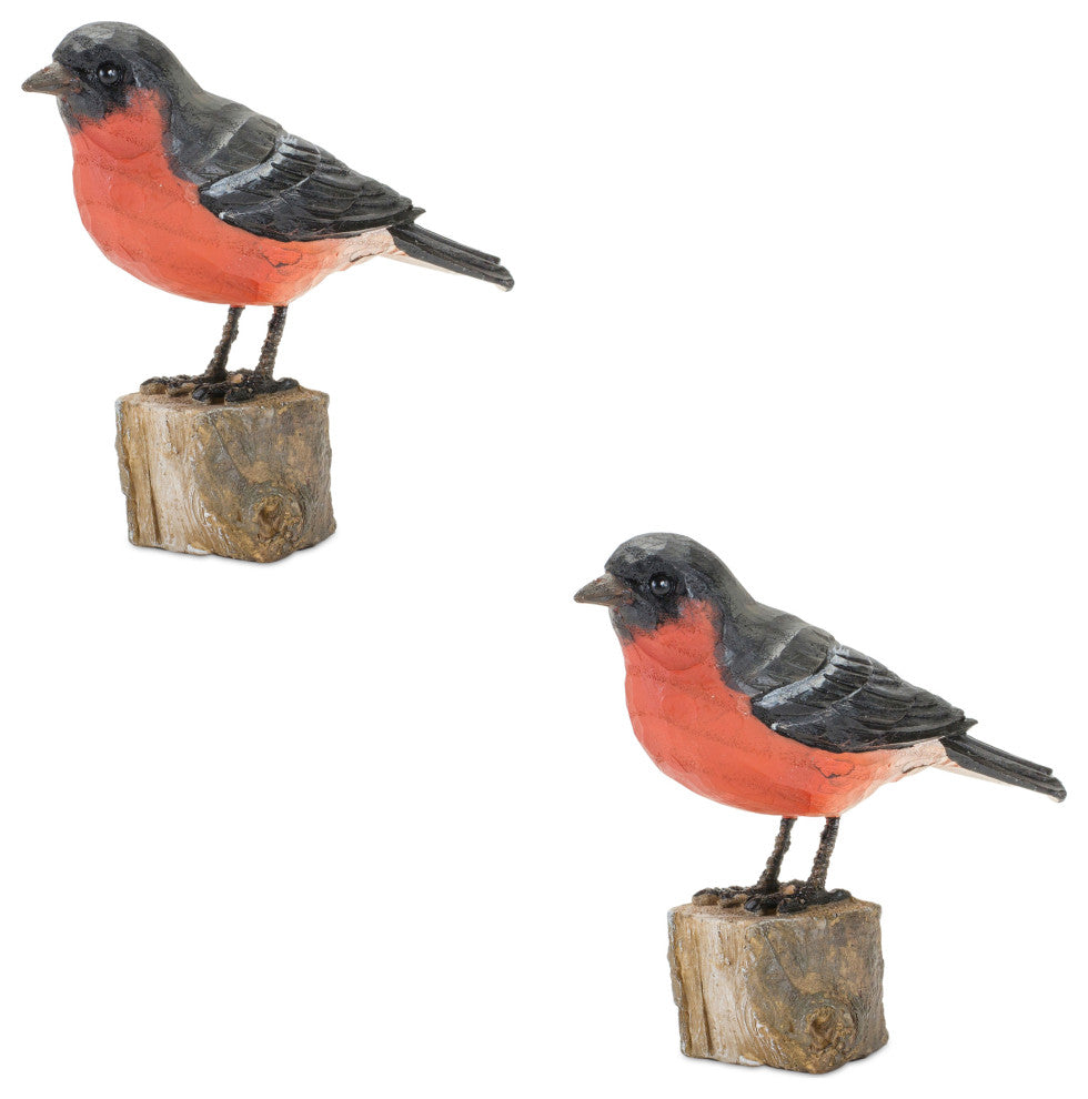 Bird on Stump, 2-Piece Set