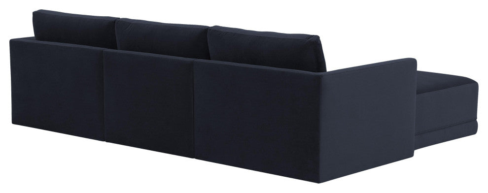 Willow Navy Modular Sectional