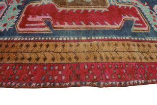 Fine Vintage Distressed Bram Charcoal/Brown Runner, 3'4x8'11