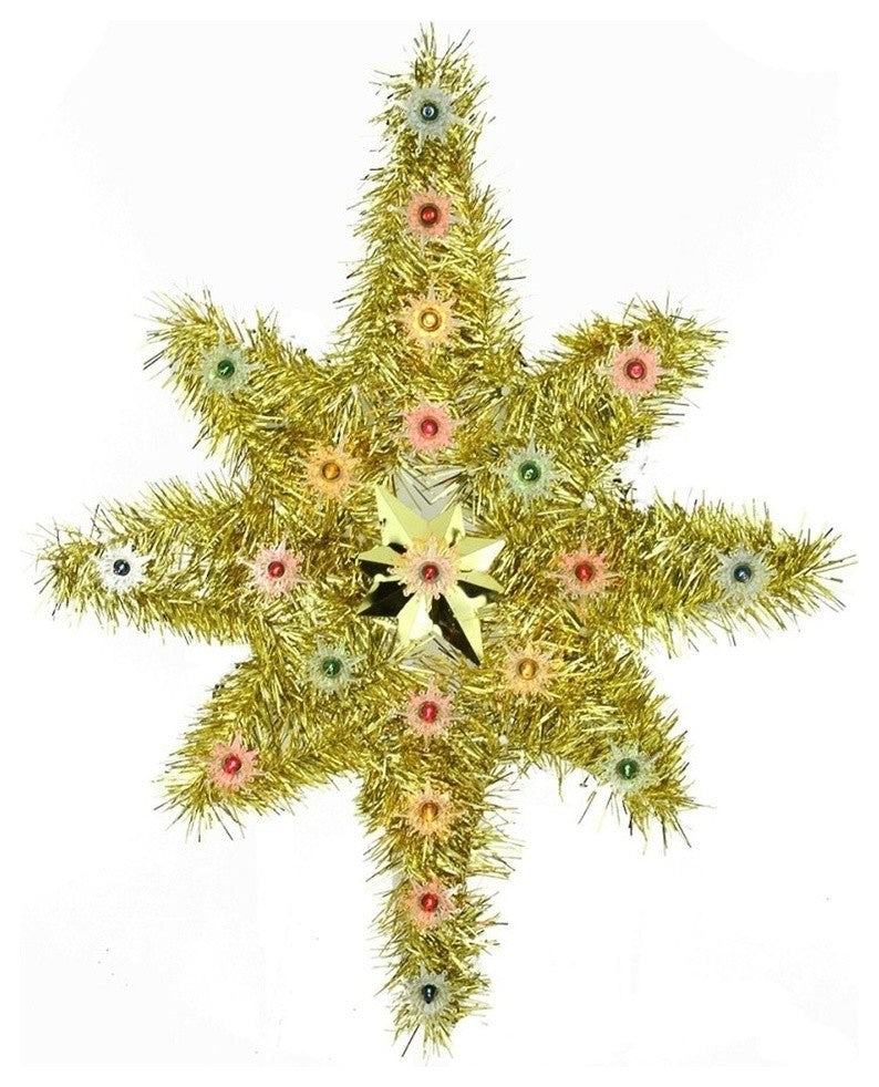 21" Oversized Gold Star of Bethlehem Christmas Tree Topper