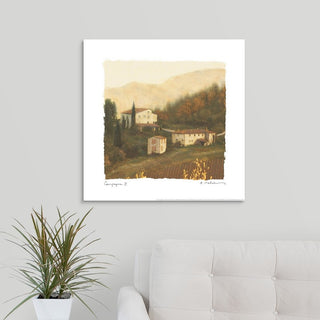 Campagna II Wrapped Canvas Art Print, 24"x24"x1.5"
