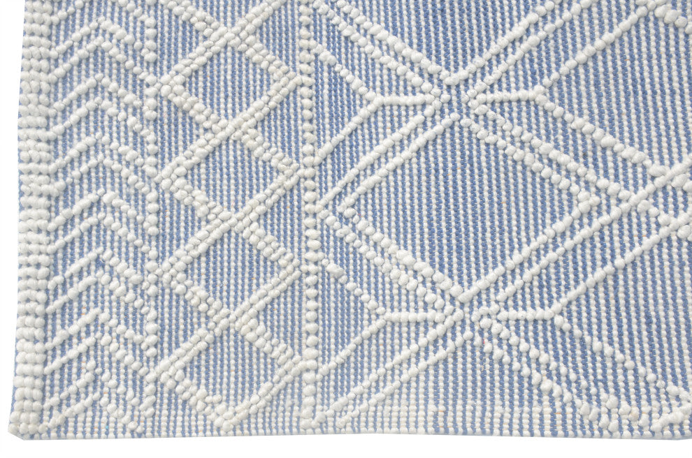 Chloe Geo Area Rug, Blue, 9' X 13'