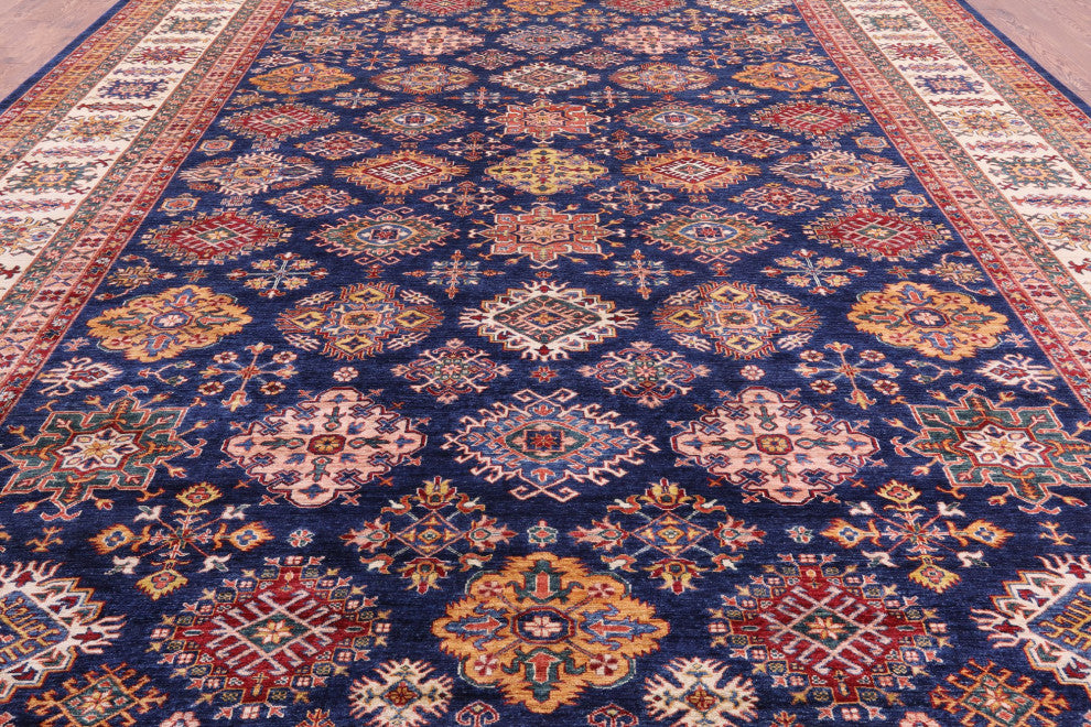 Super Kazak Hand Knotted Wool Rug 13' 0" X 17' 1" Q10309