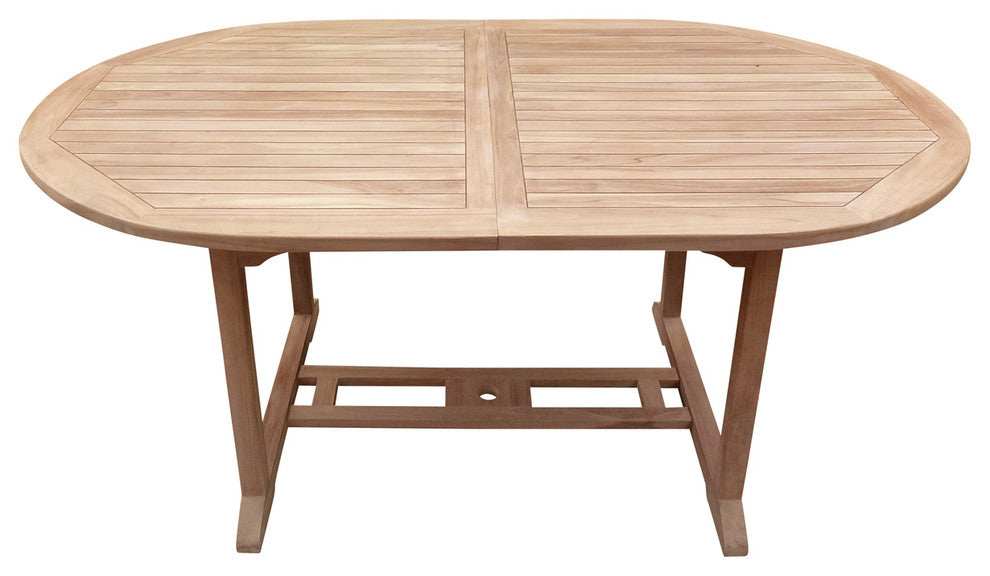 Seven Seas Teak Oval Extension Table