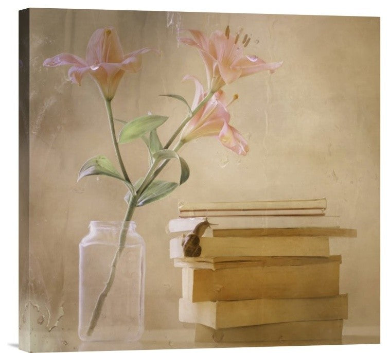 "Slowly But Surely" Stretched Canvas Giclee by Delphine Devos, 18"x18"