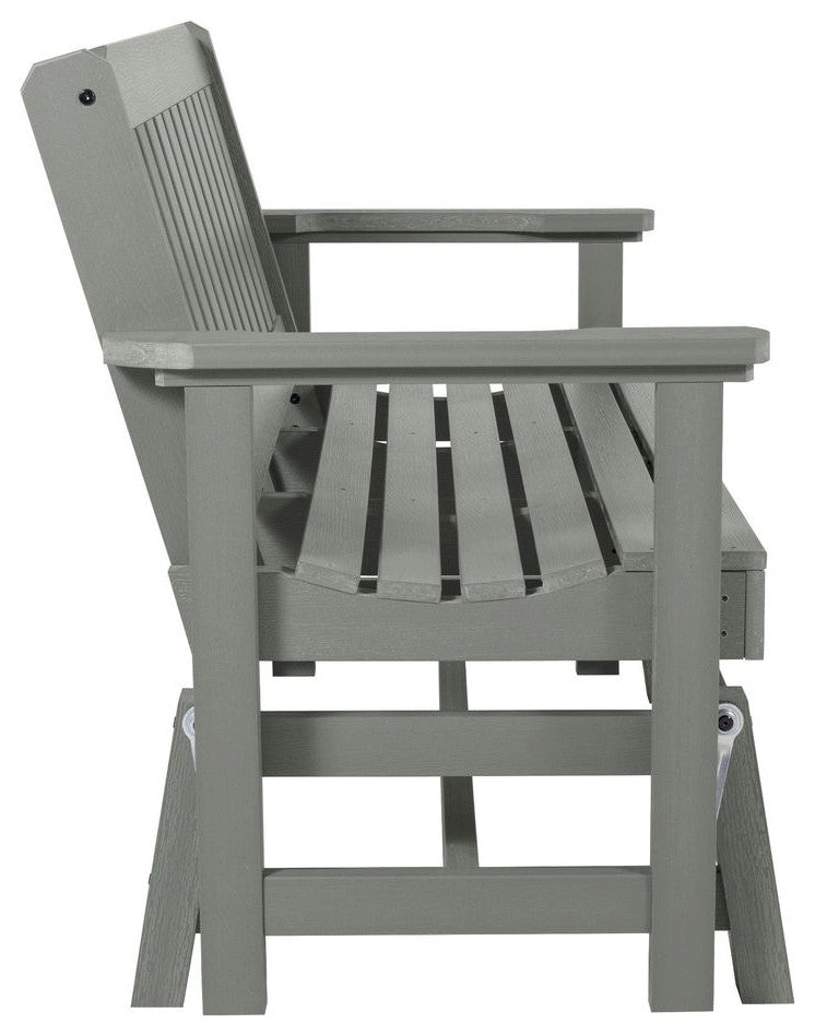 Lehigh Garden Gliding Bench 4', Coastal Teak
