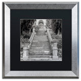 Alan Blaustein 'Liguria II' Art, Silver Frame, Black Mat, 16x16