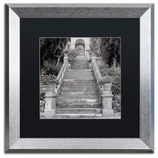 Alan Blaustein 'Liguria II' Art, Silver Frame, Black Mat, 16x16