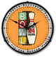 1811870 Bowling 24 Hours Clock