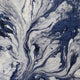 7' X 10'  Polypropylene Blue Area Rug