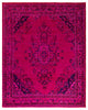 Fine Vibrance, One-of-a-Kind Handmade Area Rug Pink, 7' 1" x 8' 5"