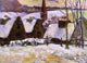 Paul Gauguin Breton Village in the Snow Wall Decal