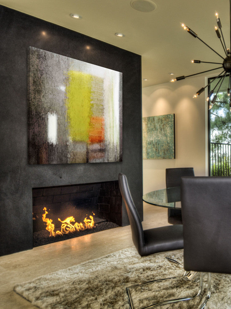 "Abstract 4788 2" Painting Print on Canvas by Irena Orlov