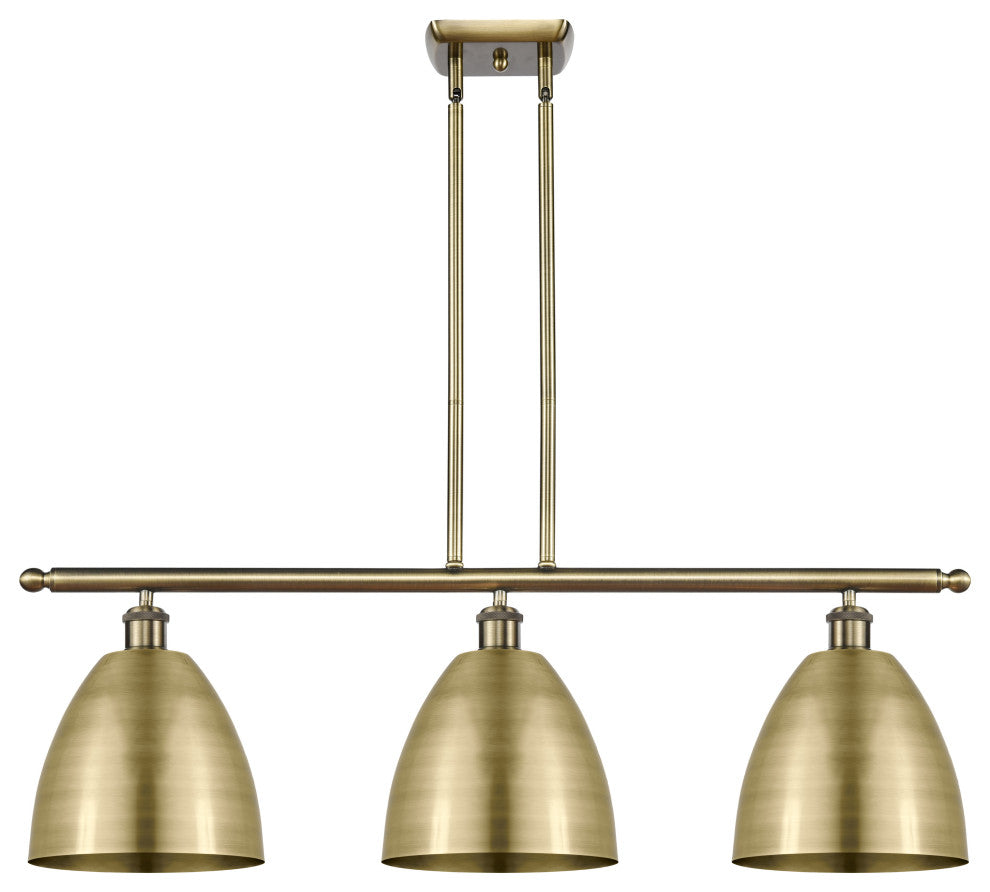 Ballston Dome Island Light, Antique Brass, Antique Brass