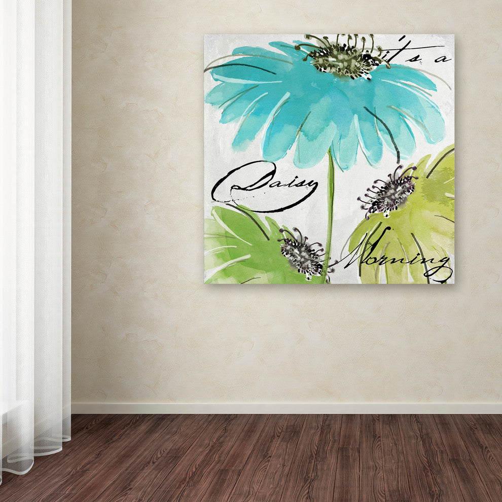 Color Bakery 'Daisy Morning II' Canvas Art, 14"x14"