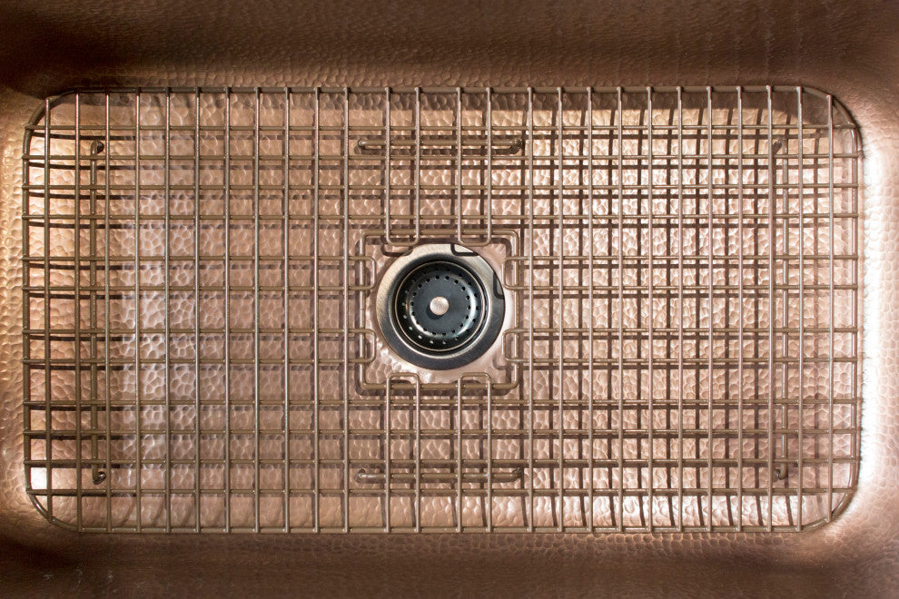 SinkSense Rohe Antique Brown 27.75"x13.375" Kitchen Sink Bottom Grid