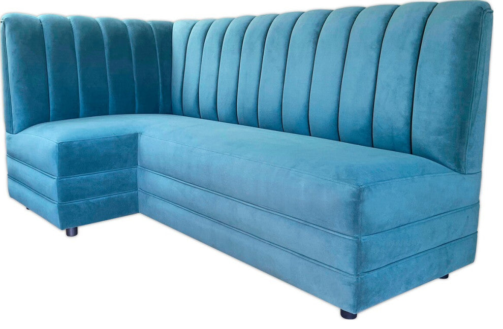 Custom Dining Booth, L Bench Banquette, A 72"x72" B