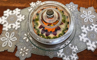 Pewter Vine Cake Dome