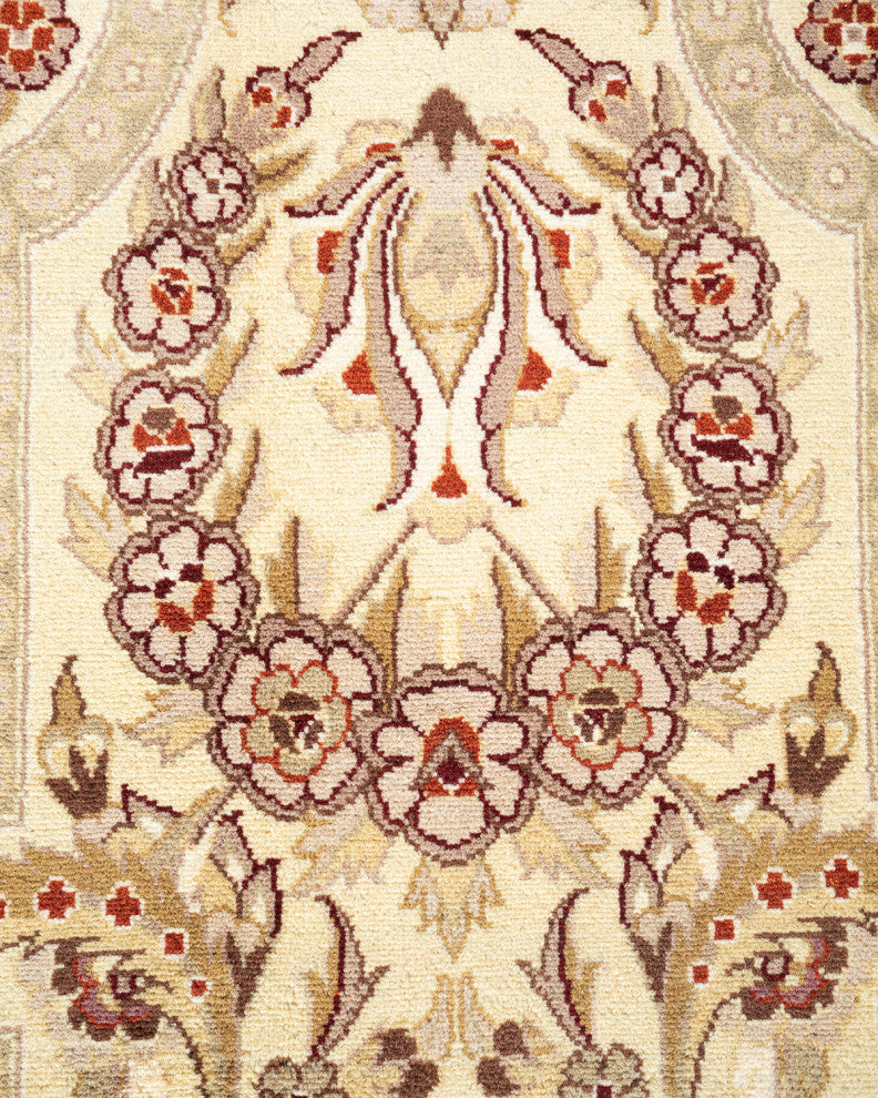 Mogul, One-of-a-Kind Hand-Knotted Area Rug Ivory, 8' 0" x 10' 5"