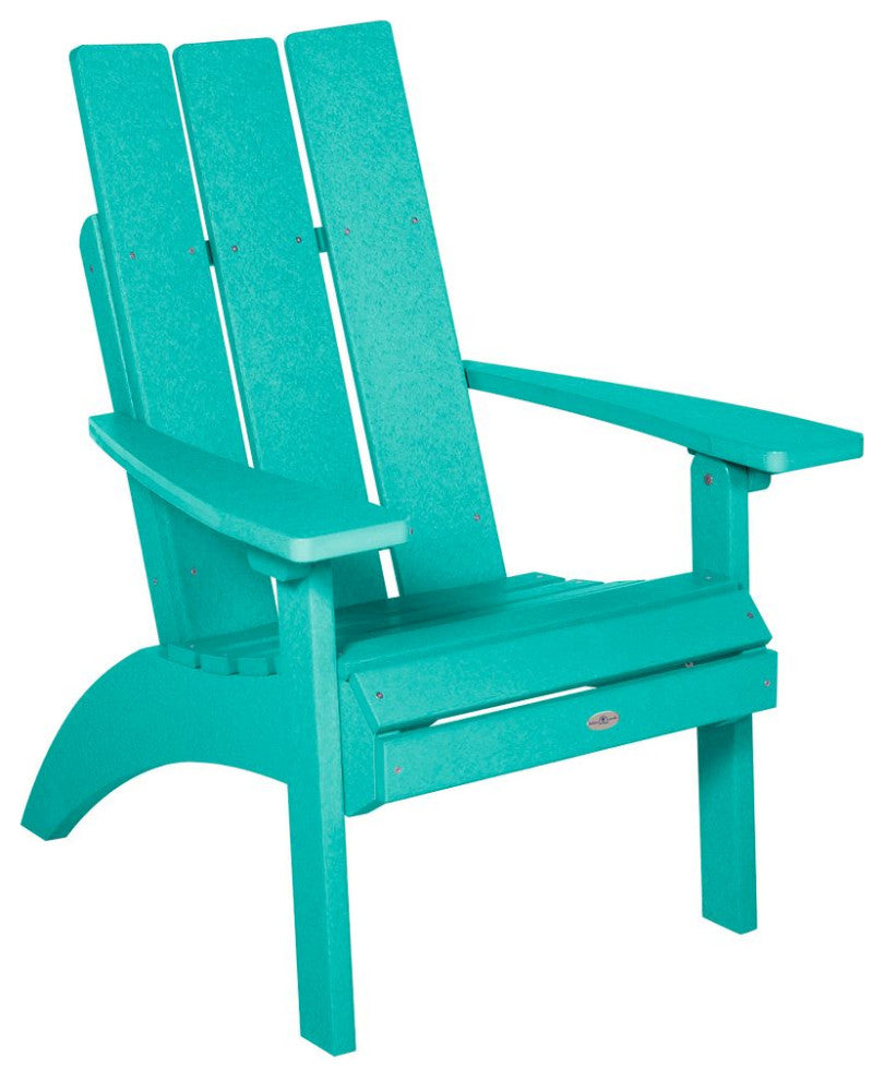 Corolla Comfort Height Adirondack Chair, Seashell Blue