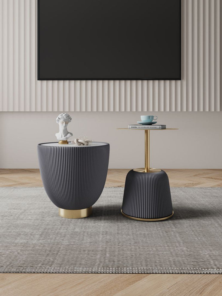 Manhattan Comfort 2-Piece Anderson End Table 1.0 and End Table 2.0