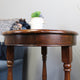 Natural Geo Decorative Wooden Carved Accent Table