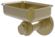 Mercury Wall Mounted Soap Dish with Twisted Accents, Satin Brass