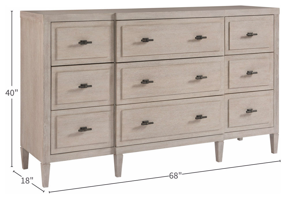 Universal Furniture Midtown Wood Dresser - Thumbnail 4