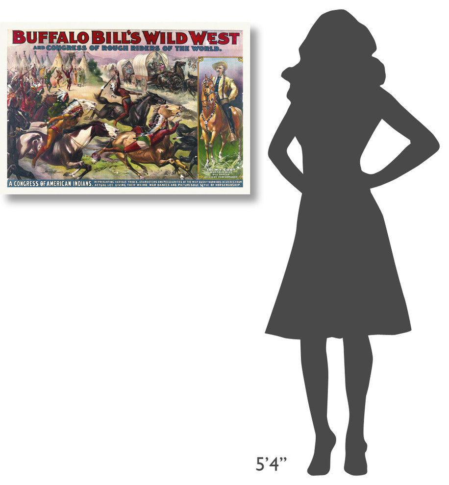 Buffalo Bill's Wild West And Congress Of Rough Riders Of The World, 1, 36x25