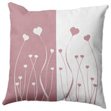Growing Love Decorative Throw Pillow, Romantic Purple, 20"x20"
