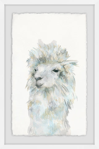 "Fluffy White" Framed Painting Print, 30"x45"